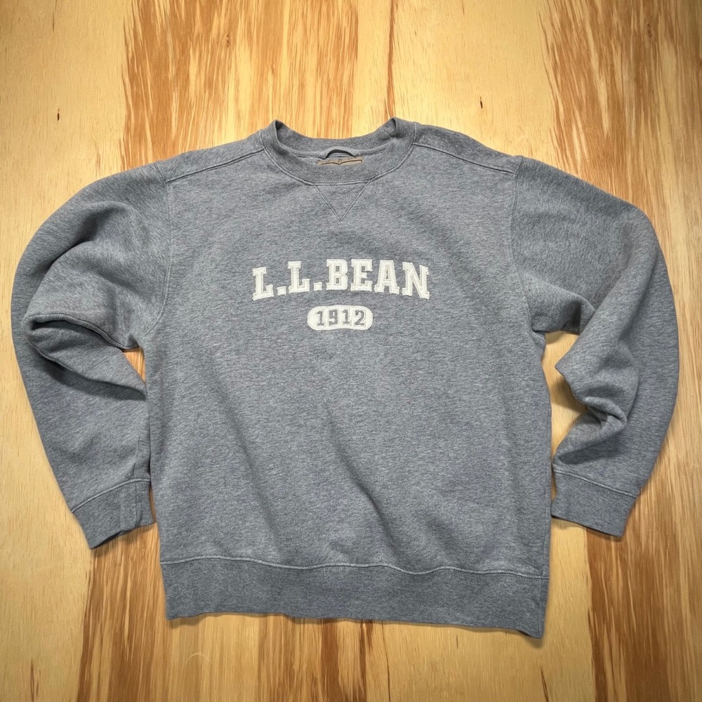 L.L. Bean Gray Crew Sweatshirt Mens‎ Small